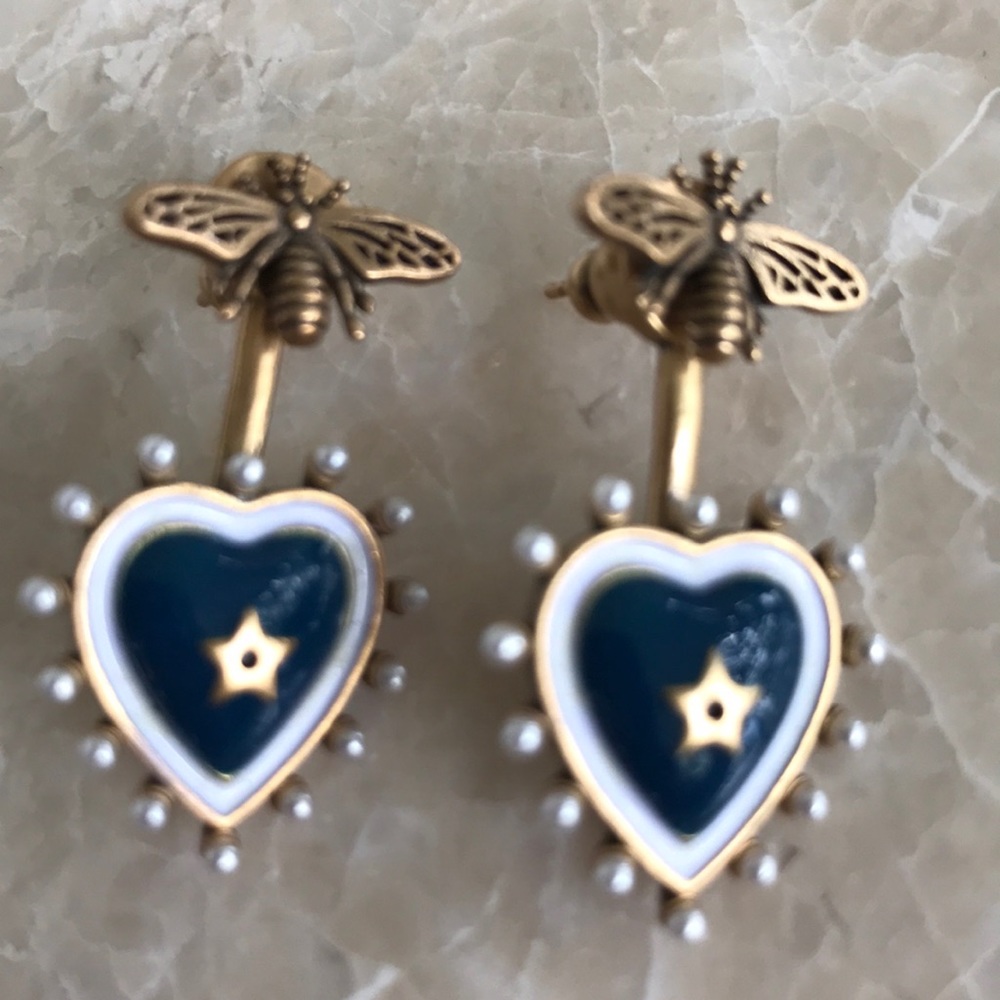 DIOR 9.25 silver earrings authentic